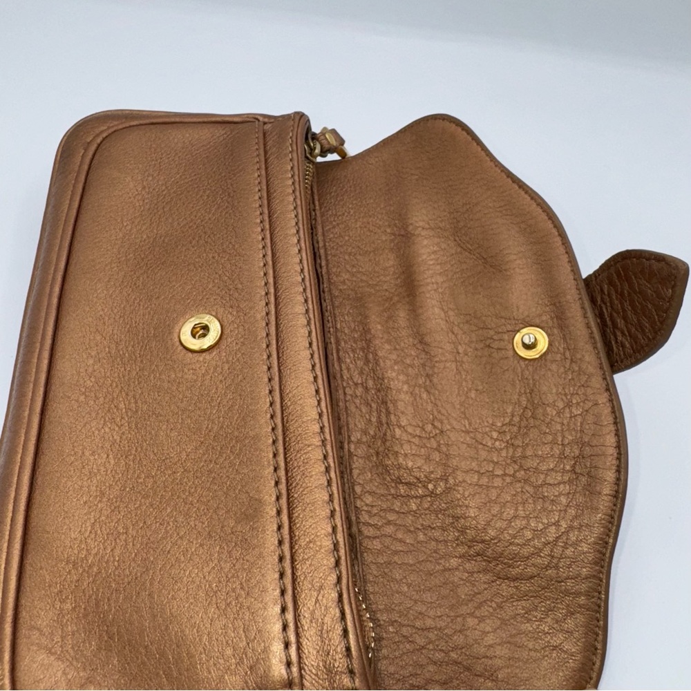 Vintage Cole Haan Leather Clutch / Wallet Copper Y2K‎ Quiet Luxury - Picture 7 of 12